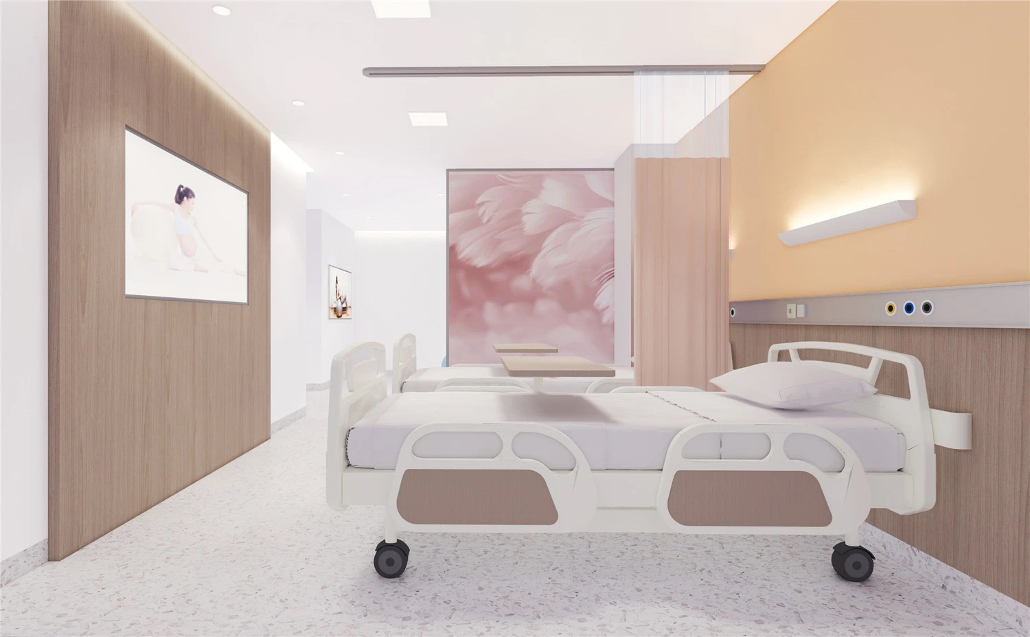 【醫院案例】婦產醫院這樣設計,簡而不失其華!(圖2) 【醫院案例】婦產醫院這樣設計,簡而不失其華!(圖2)