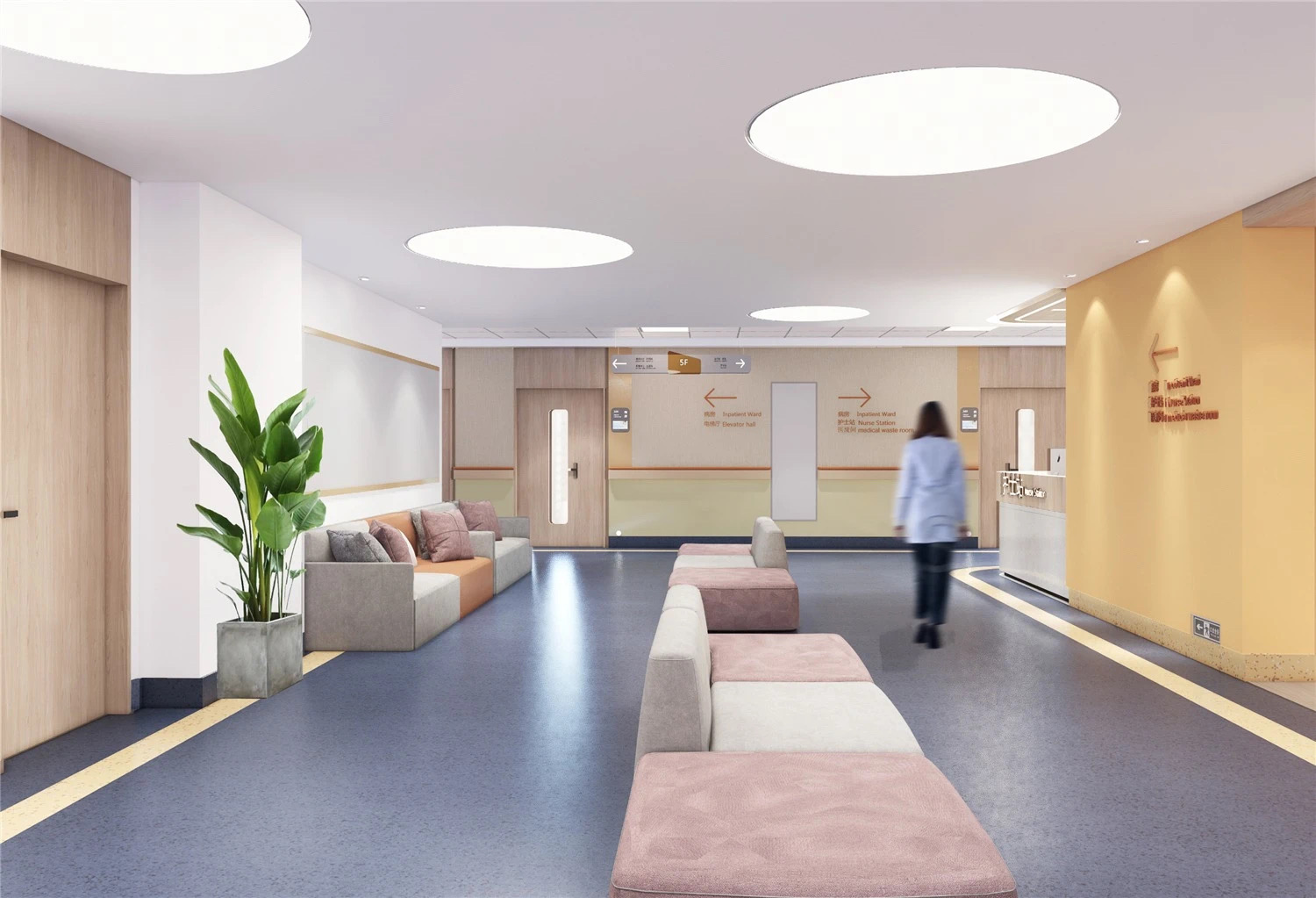 【醫院案例】婦產醫院這樣設計,簡而不失其華!(圖11) 【醫院案例】婦產醫院這樣設計,簡而不失其華!(圖11)